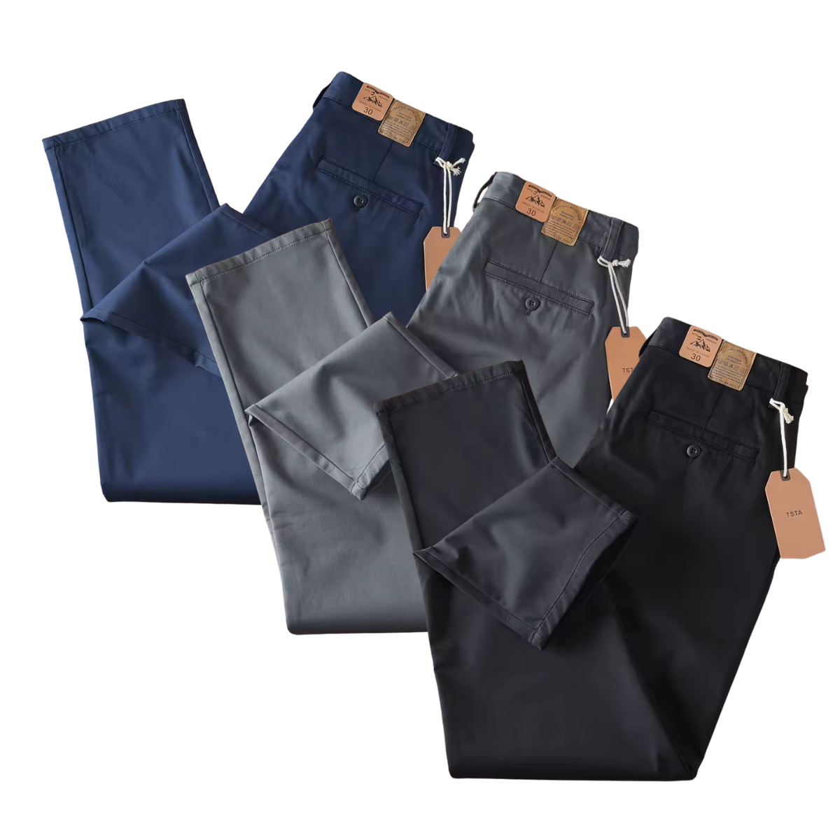 Kit 3 Calças Urban Masculina de Sarja - ÚLTIMAS UNIDADES