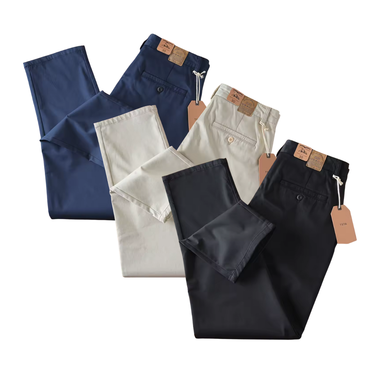 Kit 3 Calças Urban Masculina de Sarja - ÚLTIMAS UNIDADES