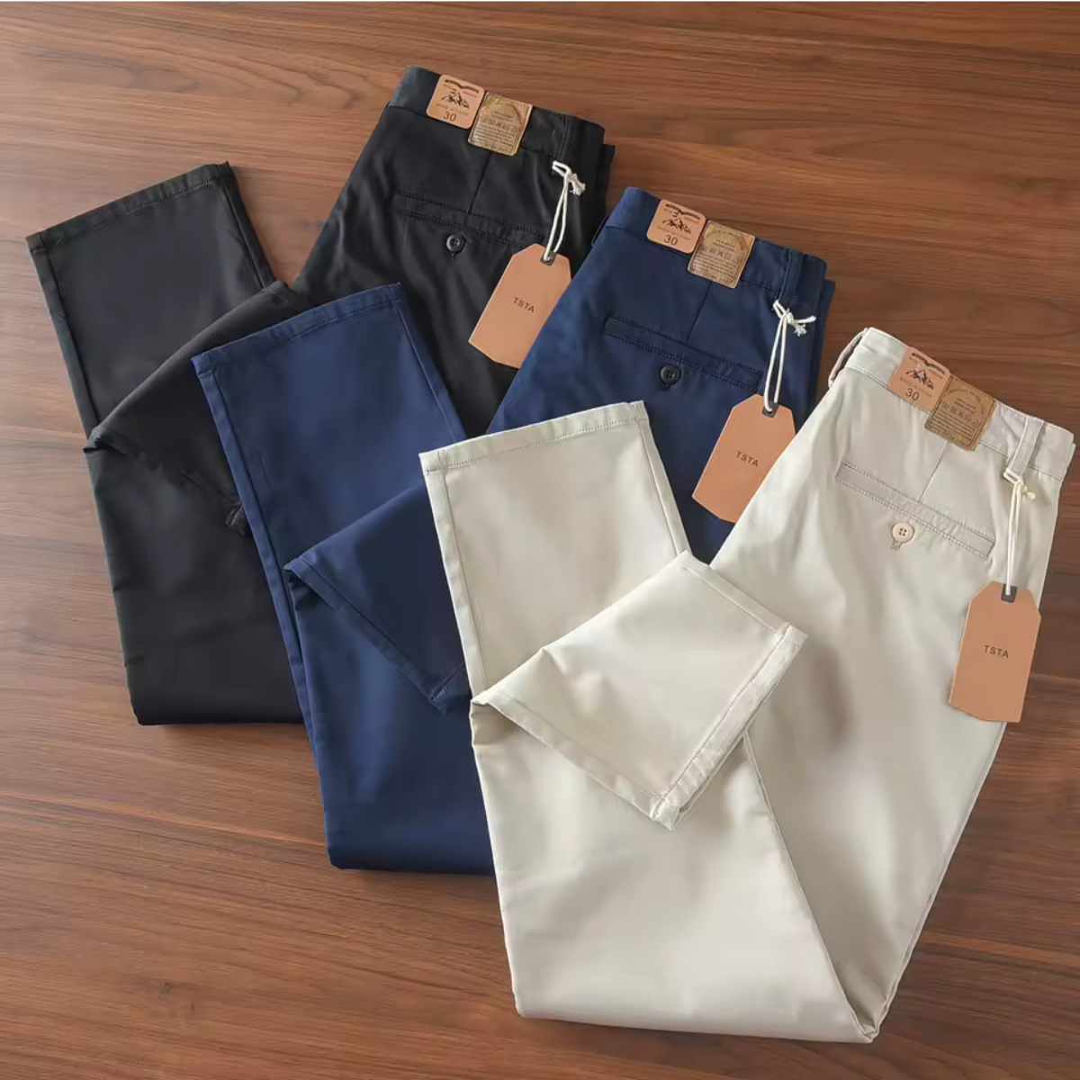 Kit 3 Calças Urban Masculina de Sarja - ÚLTIMAS UNIDADES